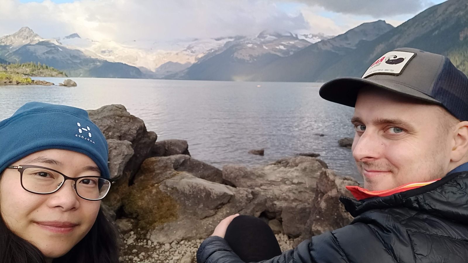 Toby and Flora at Garibaldi Lake
